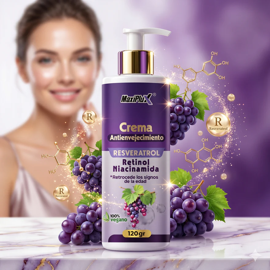 CREMA RESVERATROL ANTIENVEJECIMIENTO
